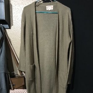 Ambiance Apparel Long Cardigan w Pockets